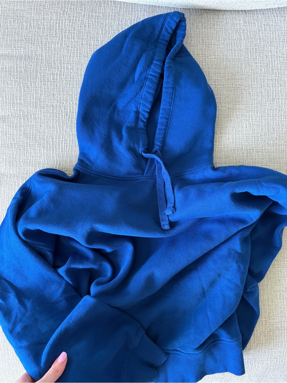 Zara Royal Blue Hooded Sweatshirt